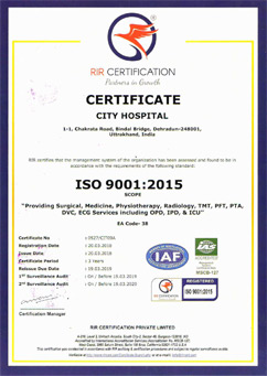 ISO certified hospital in dehradun
